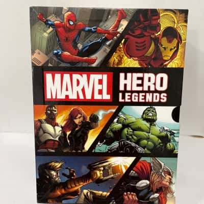 Marvel Hero Legends 12-Book Graphic Novel Box Set – Spider-Man, Iron Man, Hulk, Avengers