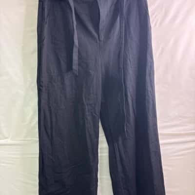 Sunny Girl Womens Size 14 Wide Leg Pants Black BNWT