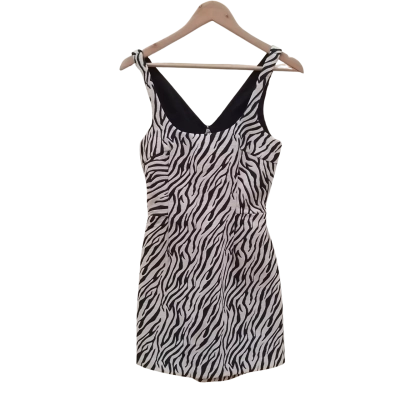 Womens Bec & Bridge Zebra Print Dress Size 8