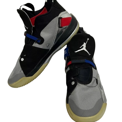 Air Jordan XXXIII 33 All Star AQ8830-005 Men’s US 12 Silver Black Basketball Shoes