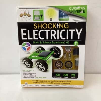 NEW - Shocking Electricity Book & Science Experiment Kit