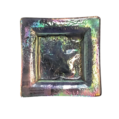 Australian Durant Starfish Glass handcrafted dish/plate