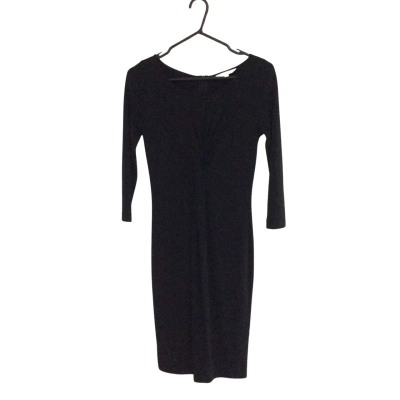 Veronika Maine Womens Size 6 Black Long Sleeve Dress   