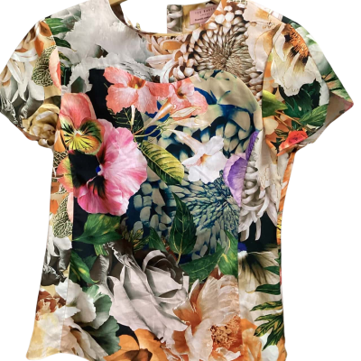 Ted Baker top  Size 2 Floral / Multicoloured / Pattern 
