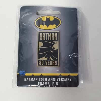 DC Batman 80th Anniversary Enamel Pin - New In Package