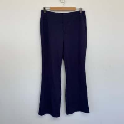 Halara Petite Navy Blue Made For What Moves You Pants Size L 