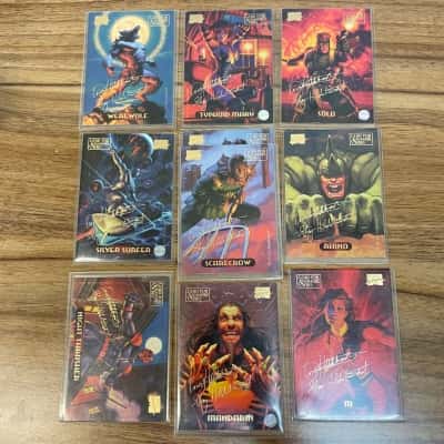 Marvel Masterpieces Gold Foil Signature Series Fleer 1994 Cards