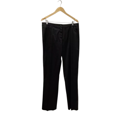 Chelsea Design Womens  Size 14 Straight Leg Pants Black  