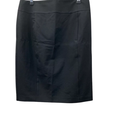 Jacqui-E Womens  Size 12 Pencil Skirt Black. Lined. 