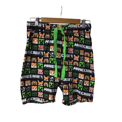Peter Alexander Size XS Shorts Black / Multicoloured Minecraft Pattern Shorts (new)