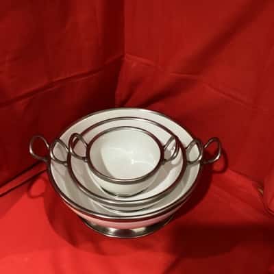Premium Villa Maison Heavy Enamel Serving Bowls Set