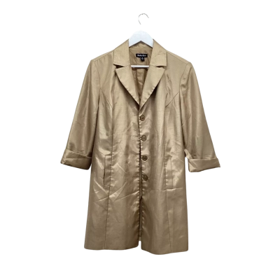 Dana Kay Longline Blazer in Gorgeous Champagne Size 14