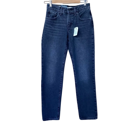 Levi’s Washed Black Mid-Rise Straight Leg Jeans Size 24