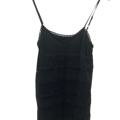 Decjuba Womens  Size S Shoestring Strap Dress Black  