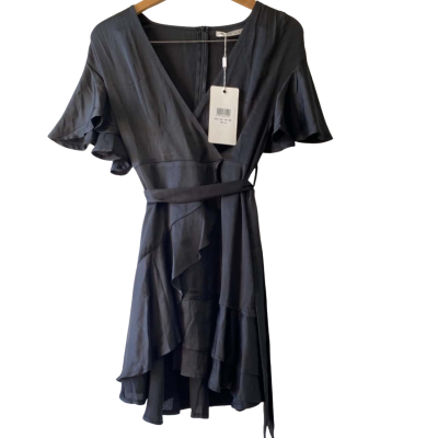 Saints + Secrets Womens  Size 10 Mini Dress Black  