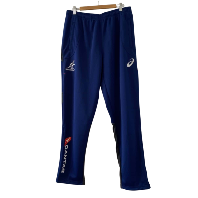 Australia Wallabies Rugby Track Pants Men's Size XL ASICS Player Gear Athletic Qantas