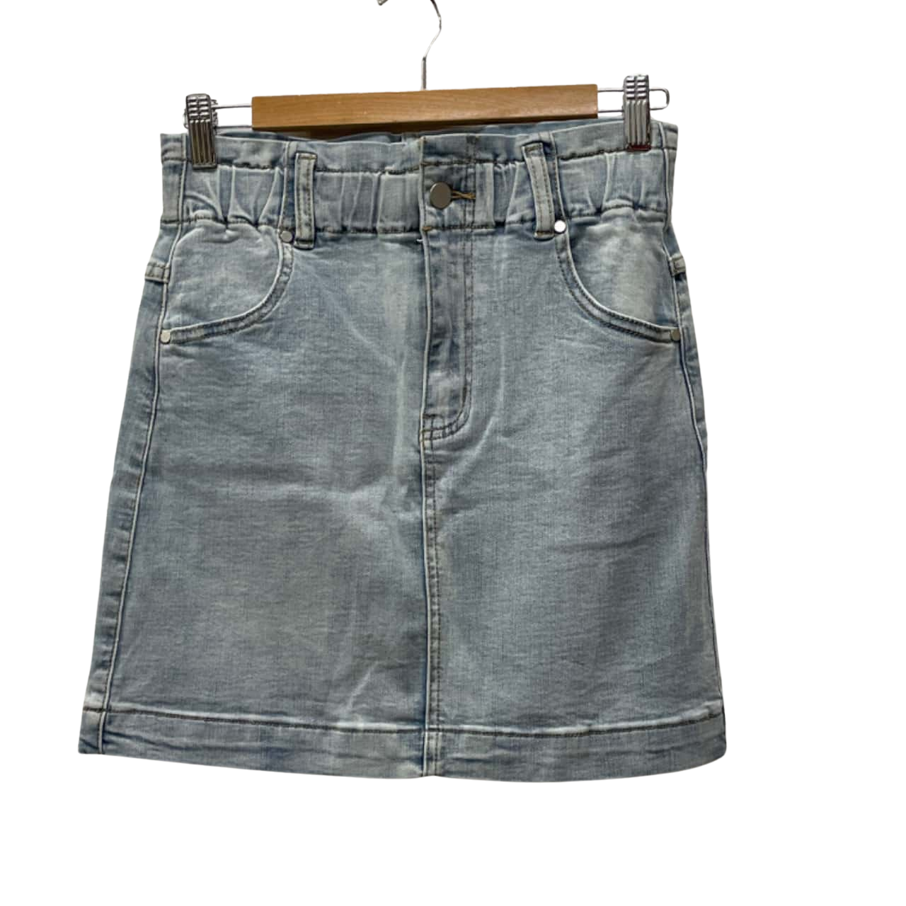 Seed Heritage Womens Mini Skirts Size 8 Denim Ice Blue