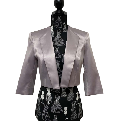 Anthea Crawford Womens  Size 8 Bolero Jacket Champagne BN