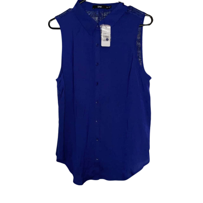 Sportsgirl Women's Size 14 Sleeveless Top Cobalt Blue 