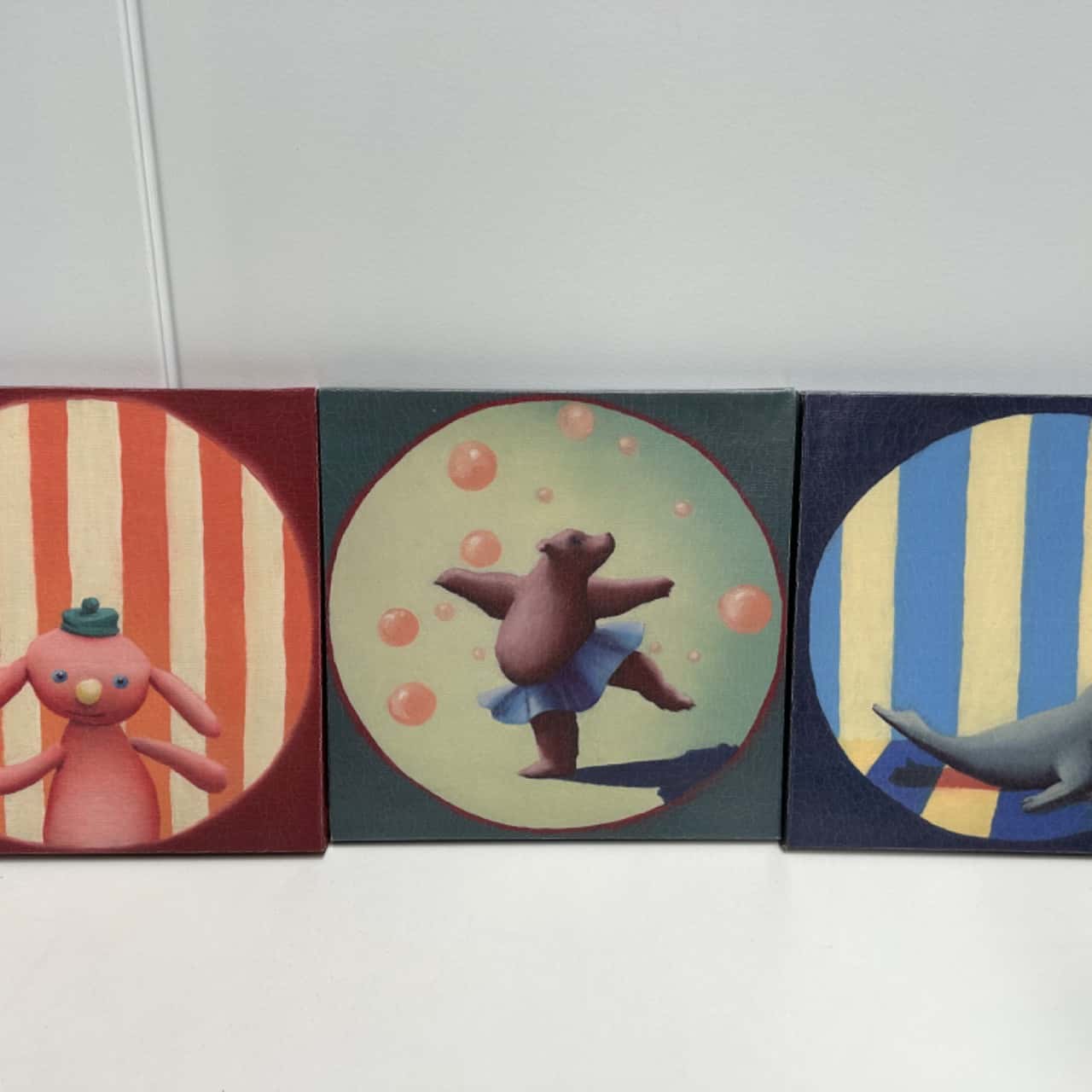 oopsy Daisy fine art for kids set of 3 canvases