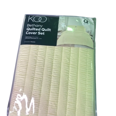 Koo Queen quilt cover set