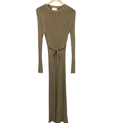 Dissh Womens  Size M Maxi Dress Khaki 