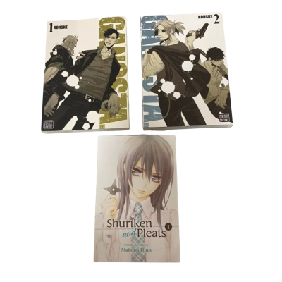 Mixed manga book bundle