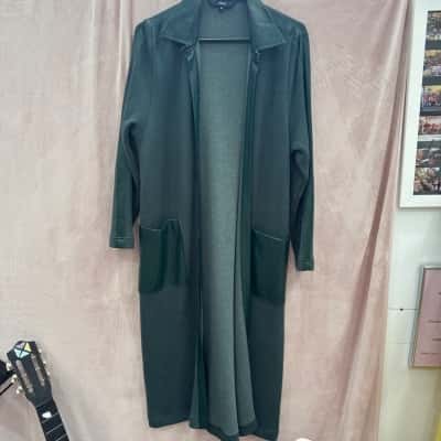 Motto Womens  Size 12 Emerald Green Coatigan