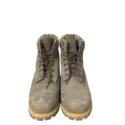 Timberland Grey Leather Work Boots - Size 35