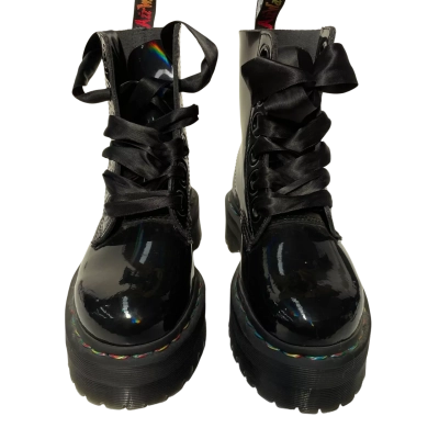 Dr Martens Molly iridescent crackle platform Boots S.38.