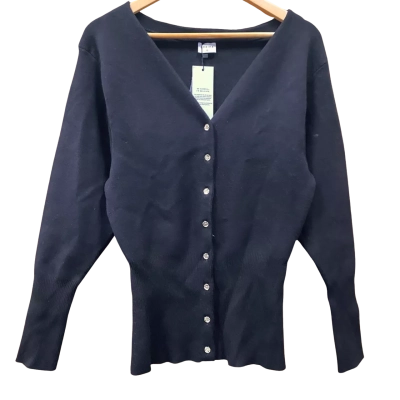 Sheike Black Button-Down Cardigan Size 12