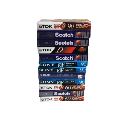Vintage Cassette Cassette Tapes x 12