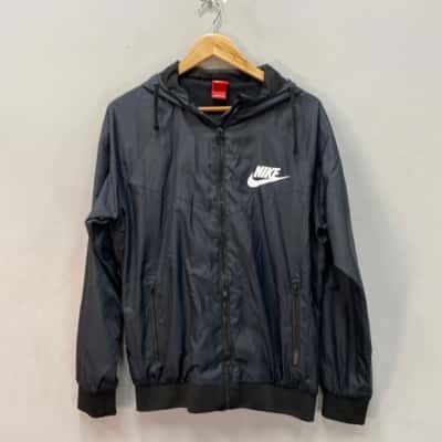 Nike Running Womens  Size L Hooded Jacket Black  
