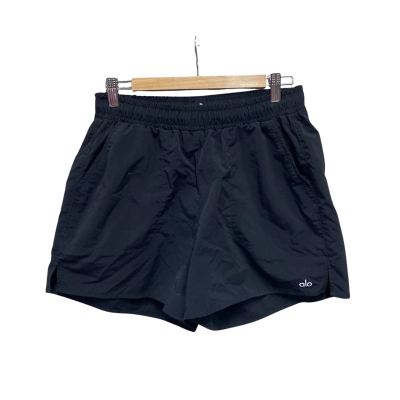 Alo Womens  Size M Shorts Black  