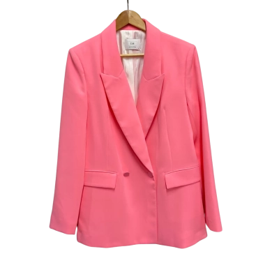 Cue Womens  Size 8 Blazer Pink  