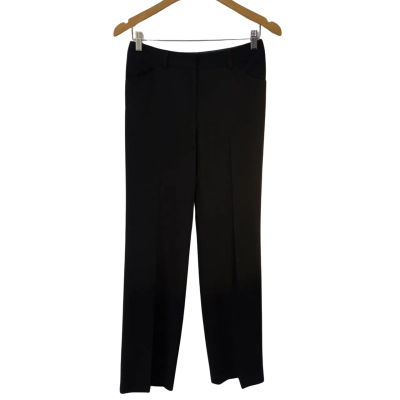 Perri Cutten Womens  Size 8 Straight Leg Pants Black  