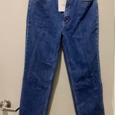 Jag Womens  Size 30 Straight Crop Leg Jeans Blue 