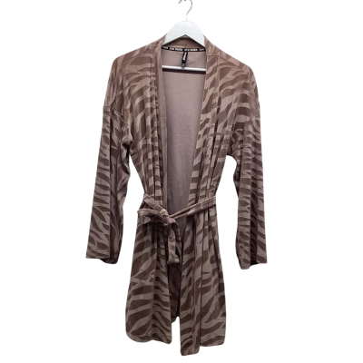 Steve Madden Size L Luxurious Purple Zebra Robe