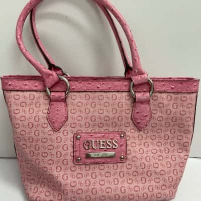 Guess Womens Handbag Pink  