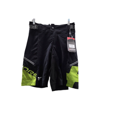  Cuore Mens Bike Shorts Black  / Green BNWT