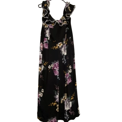 City Chic Womens  Size XS Jumpsuit Black  / Multicoloured 