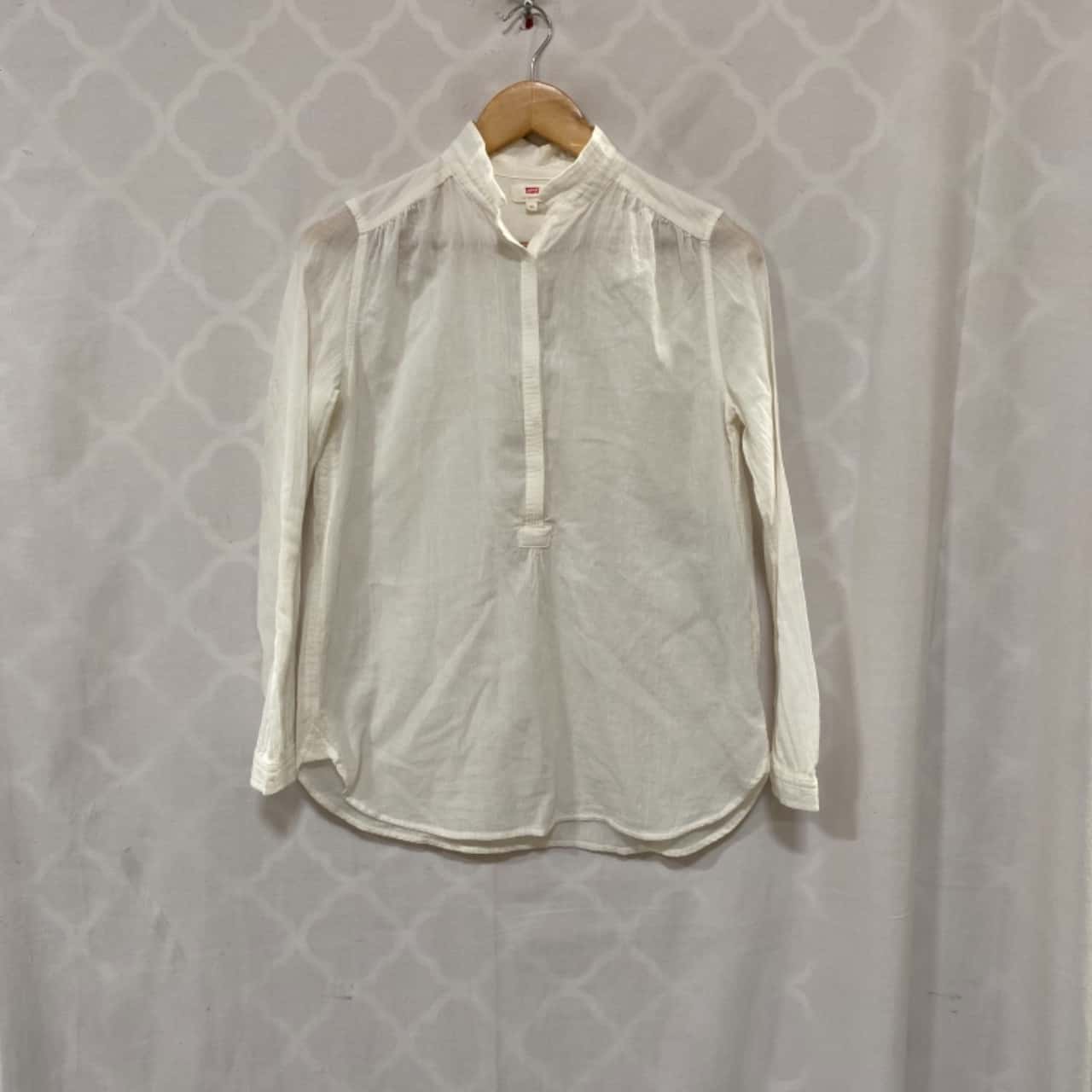 Levis Womens Size XS Long Sleeve White 
