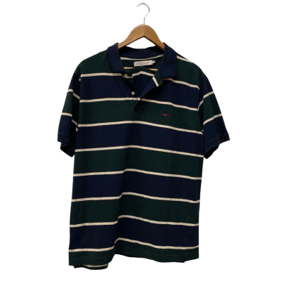 R.M. Williams Mens  Size XL Short Sleeve T-shirt Blue / Cream / Green 