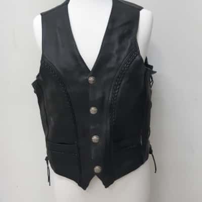 Jamin Leather Motor Cycle Vest