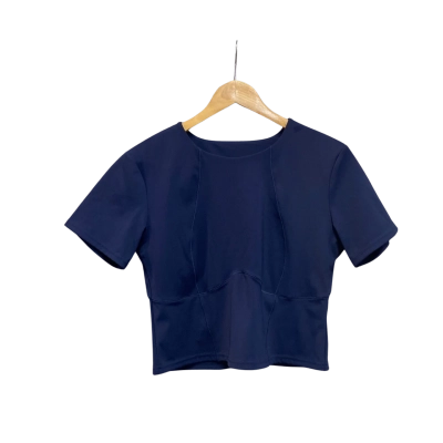 Jaggad Womens  Size XL Cropped Top Navy Blue 