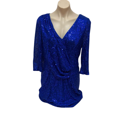 Miss Anne Womens  Size 18 Cocktail Dress Blue 