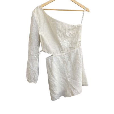 Kookai Womens  Size 40 Off-the-shoulder Playsuit White 
