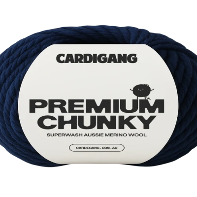 New - Cardigang Everyday Chunky AcrylicYarn. Blue Berry
