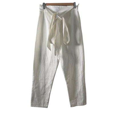 Sabo Womens  Size 6 Straight Leg Pants Off White 