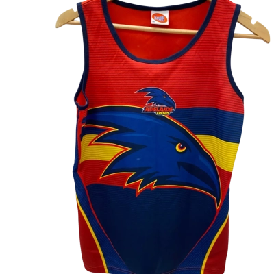 AFL Kids  Size 14 Sport Top Blue / White / Yellow 